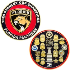 BL16-008 for Florida Panthers fans Feds Salute Cup Champions Challenge Coin Secr