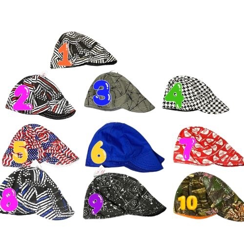Fullsheild Reversible Welding Cap - Flame Resistant CAT 2, 6-Panel FR Welder Hat For Men & Women, 2-Pack - View #4