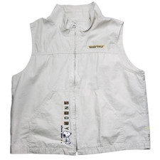 Snoopy Peanuts Collection Vest Youth Kids Size 6-7 Embroidered Full Zip