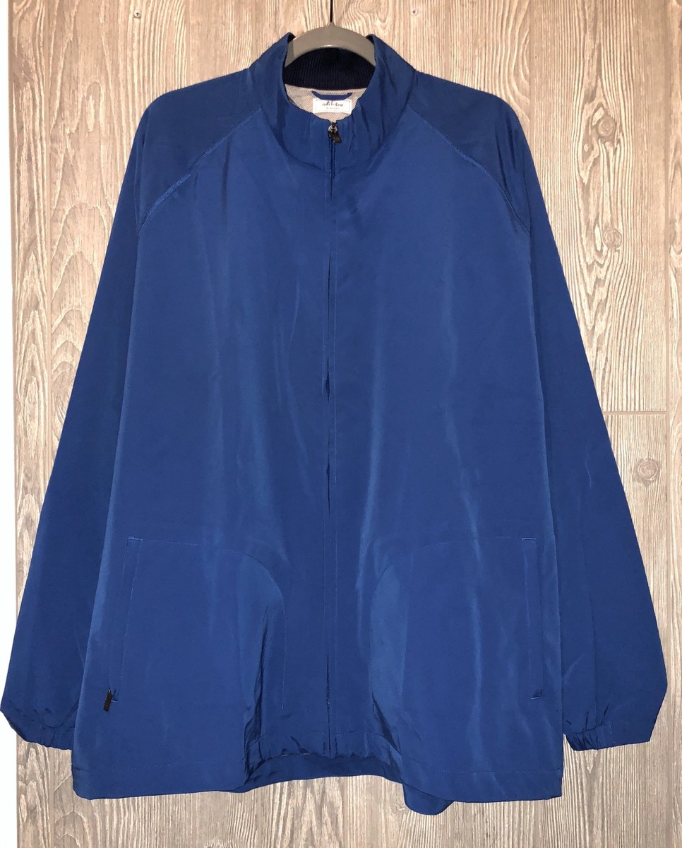 ADIDAS GOLF AdiPure Eqt Blue Lightweight Bonded Wind Jacket