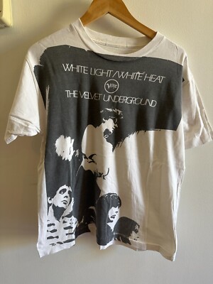 Vintage White Velvet Underground White Light White Heat T-Shirt | eBay