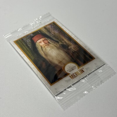 Merlin Harry Potter Wizarding World Chocolate Frog Lenticular Card
