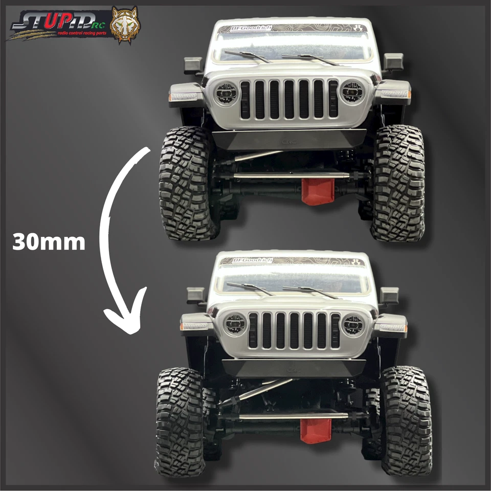 StupidRC Axial SCX6 Wheel Extension Kit 30mm HEX 17mm - Image 2 of 4