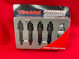 OPEN) Traxxas 5460X Hard Anodized Ptfe Coated GTR Shocks (4), Revo summit slayer
