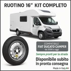Spare Wheel 16" Fiat Ducato Camper 5 Hole R16 DOT 2025 Emergency Camper