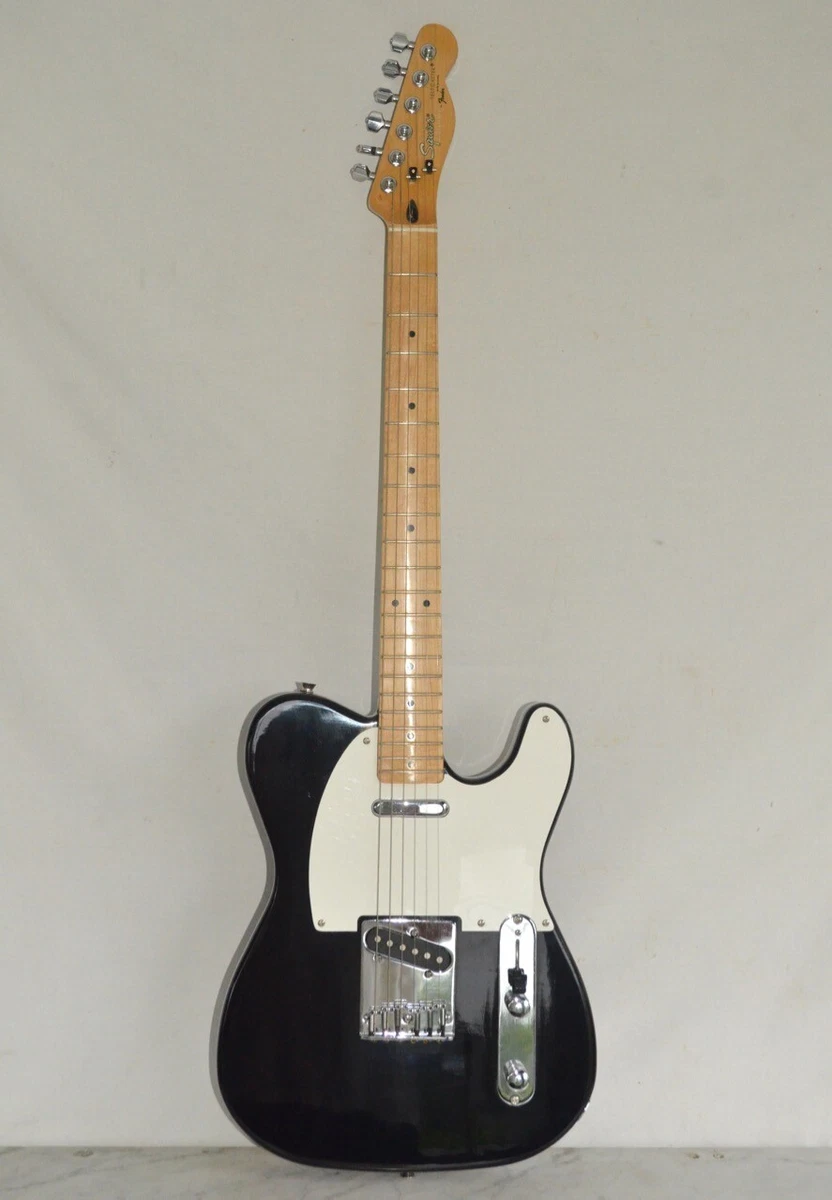 Vintage SQUIRE TELECASTER by Fender Classic Black White Electric