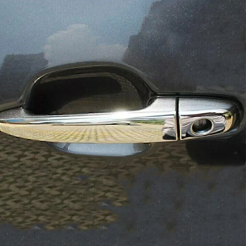 Хромированная отделка боковой крышки дверной ручки для 03–09 Toyota 4Runner 9 шт. - Изображение 3 из 4