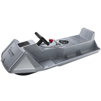 Schlitten Lenkschlitten EKO  Snow Comet 120 Bob Silber Lenkbob Schneebob Kinder