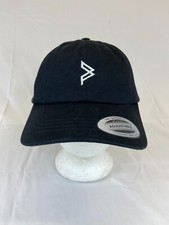 Black Baseball Cap Buckleback Hat Embroidered Logo The Classics New Without Tags
