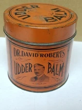 Vintage Dr. David Roberts Udder Balm Tin