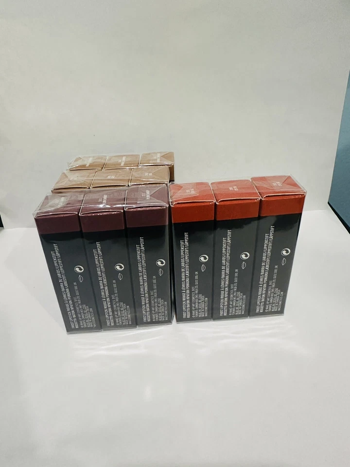 3 Pieces MAC Cosmetics Frost Lipstick (3g./0.1oz) Choose Shade~Brand New in Box - Image 4 of 4