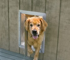 Dog Vue Kennel Door for indoor and outdoor dog kennels, dog houses and sheds