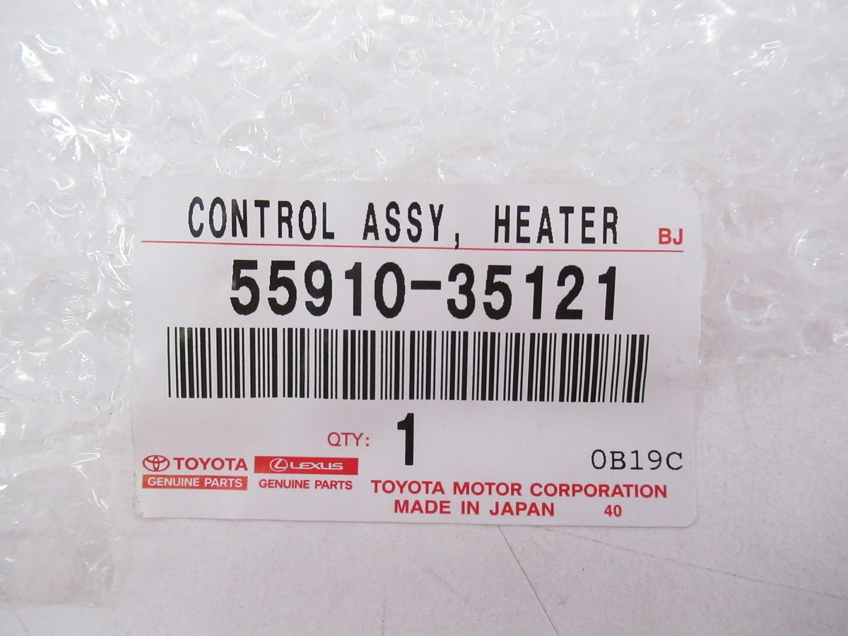 Genuine OEM Toyota 55910-35121 Front HVAC Temperature Control