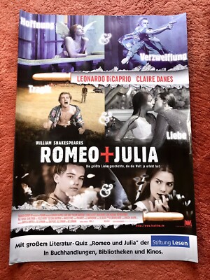 Romeo + Julia Kinoplakat Poster A1 Leonardo DiCaprio, Danes, Romeo und Julia