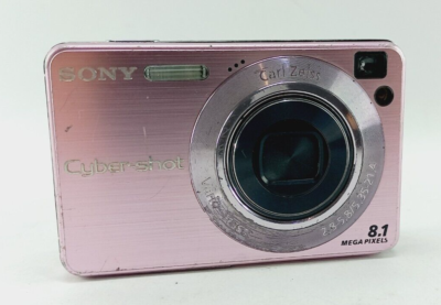 Sony CyberShot DSC-W130-PINK-8.1 MP-Digital Camera-SD Card-Charger