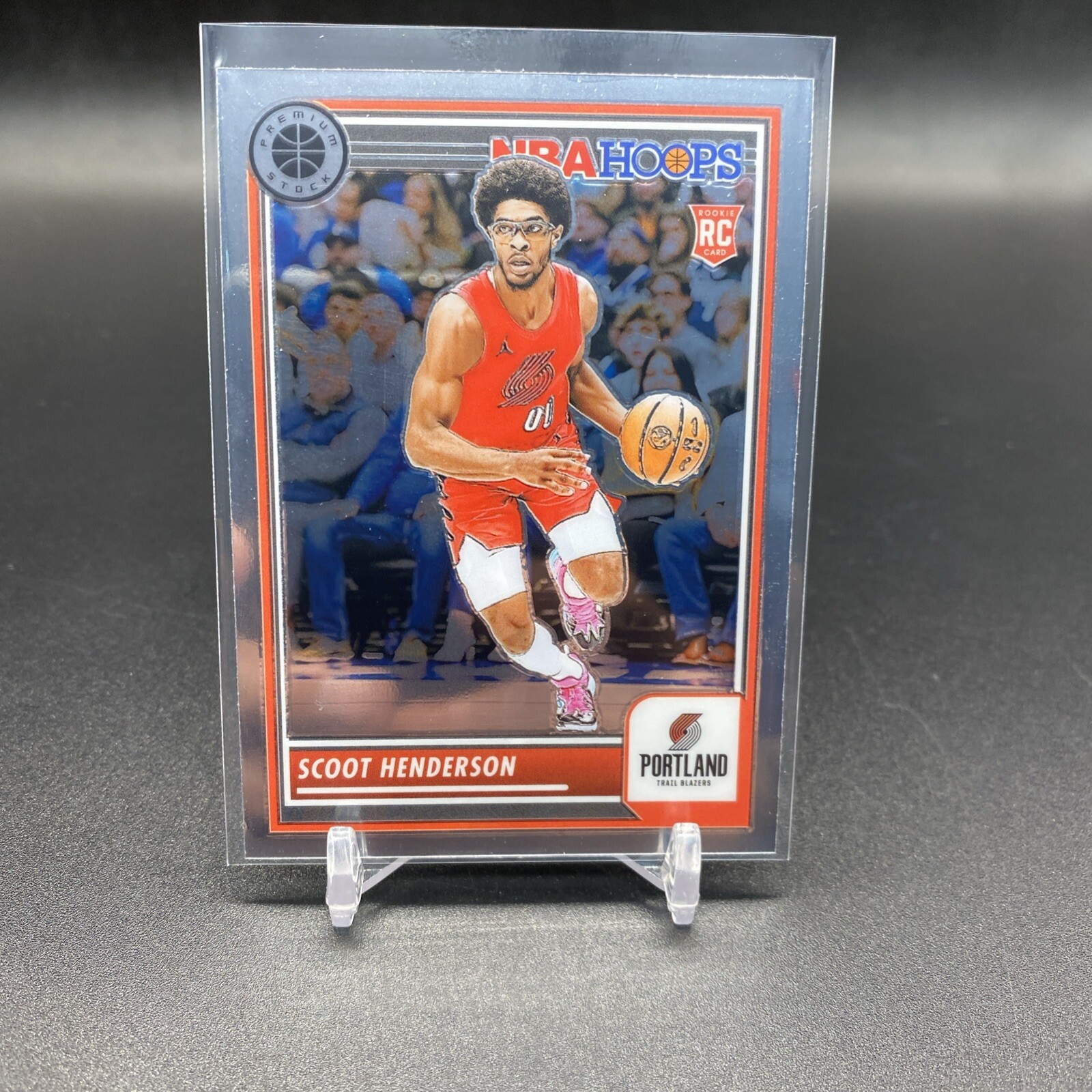 Scoot Henderson 2023-24 Panini NBA Hoops Premium Stock RC #137