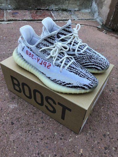 size 10 yeezy zebra