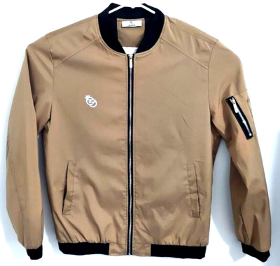 Everything Eminent Jacket 5XL Gold Black Pockets Elastic Waist