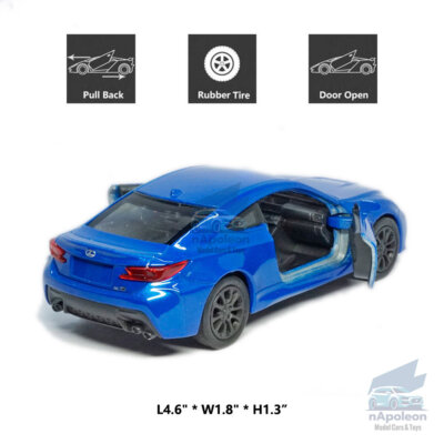 1:36 Scale Lexus RC F Model Car Diecast Toy Vehicle Collection