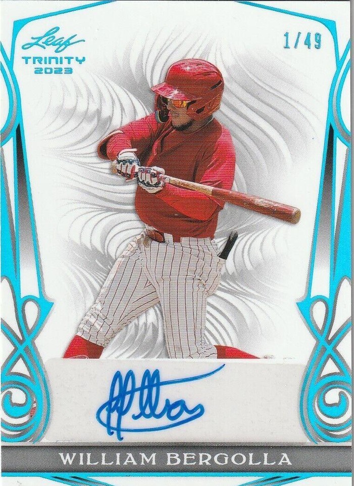 2023 Leaf Trinity - William Bergolla #BA-WB2 - 1 of 1