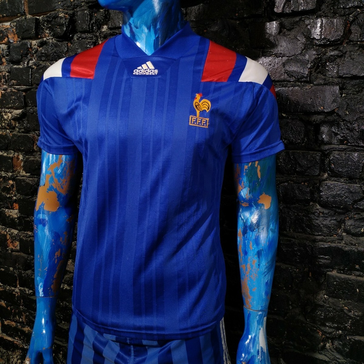 France Team Jersey Home football shirt 1992 - 1993 Adidas