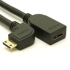 Right Angle Mini HDMI Extension