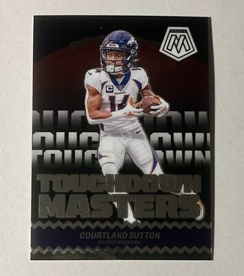 2024 Panini Mosaic Courtland Sutton #TM-CSN Touchdown Masters | eBay