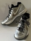 Women’s 8.5 Nike Volley Zoom Hyperspike Volleyball Shoe Silver Gray White Black