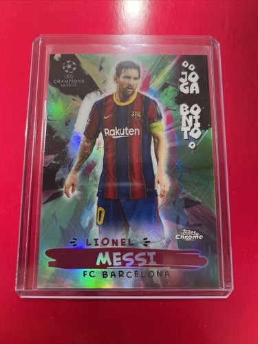 2020-21 Topps Chrome LIONEL MESSI Aqua Joga Bonito SSP 123/199 ๐๐๏ธโฝ๏ธ๐ฅ - Picture 12 of 14