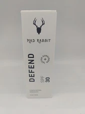 Mad Rabbit 3.4oz Defend Tattoo Sunscreen SPF 30 Tube NEW IN BOX Exp 06/2025
