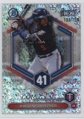2026 Bowman Scouts' Top 100 Mini-Diamond Refractor 133/150 Kaelen Culpepper gh4