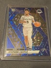 2024-25 Mosaic Stephon Castle Blue Disco Prizm RC True Rookie Spurs SP #/85