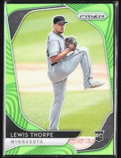 2020 Panini Prizm Lewis Thorpe Lime Green Rookie /125 #209 Minnesota Twins