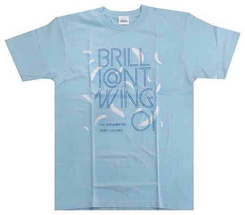THE IDOLM@STER SHINY COLORS T-Shirt XL Blue 'Spread the Wings!!' Japan