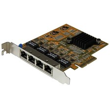 Image of StarTech.com 4-Port PCIe Gigabit Network Adapter Card