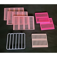 Vintage Barbie Lot of Pink Oven and Refrigerator Racks Grill