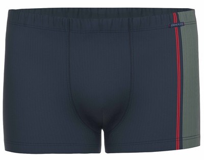 Ammann Herren Organic Cotton Retro Short total eclipse blau Unterhose 14318