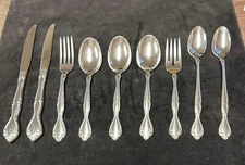 10 Pieces Mixed Lot Oneida Community CANTATA Stainless Flatware Silverware