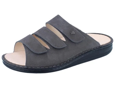 FINN COMFORT Korfu Herren Pantolette grau Nubukleder - Bild 1 von 4