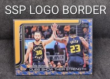2025 TOPPS SSP LOGO BORDER DUB NATION. WARRIORS