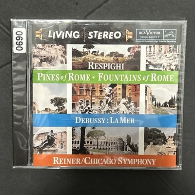 Respighi: Pines of Rome; Fountains of Rome / Debussy: La Mer (Music CD)-0690