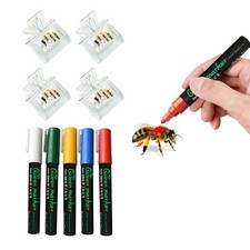 benefitbee Queen Bee Marking Kit - 5 Standard red,blue ,yellow,green ,black