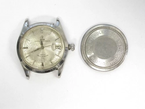 1965 SS 34mm Silver Dial Rolex Tudor Prince Oyster Working Swiss Watch - #7996