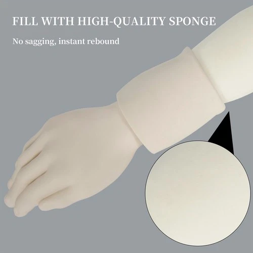 Soft Silicone Tattoo Practice Arm - High-Fidelity Skin for Tattoo Art Display, H image 6