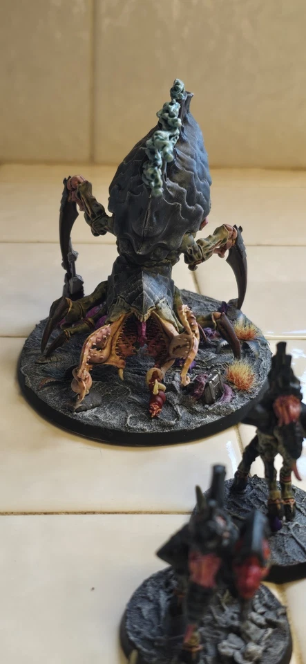 Lote Warhammer 40k Tyranid Completamente Montado Pintado y Basado. 1430 Pts Foto 3 de 4