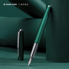 HongDian 525 Green FOUNTAIN PEN Fine Nib - NEW in box