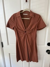 Abercrombie And Fitch Women’s Keyhole Cut Out Mini Dress Orange Size Medium