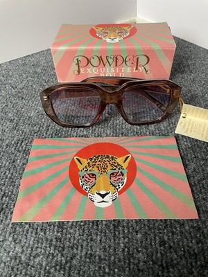 Power Tortoiseshell Oversized Sunglasses NWT w/ Gift Box UV400 Glam Style UK