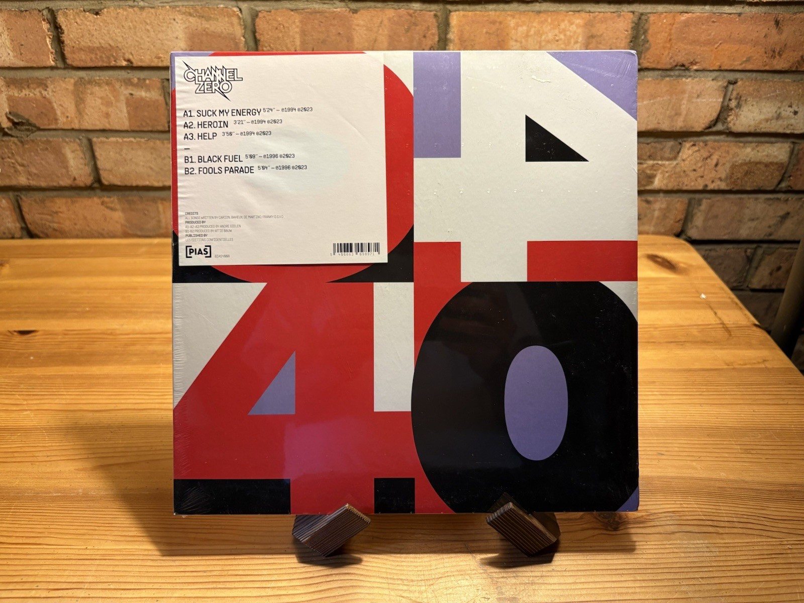 Channel Zero [Pias} 40 Vinyl EP 2023 New Sealed 12"" Record