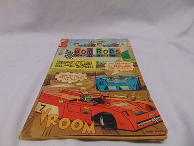 1972 Charlton Hot Rods Racing Cars Comic book #116 Oct Chaparral 2J's Curtis